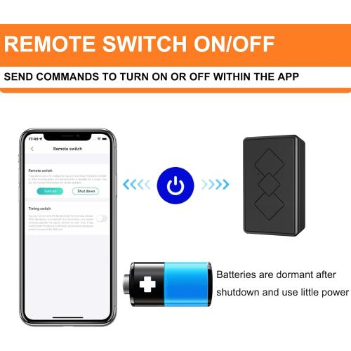 Mini Car GPS Tracker for Vehicles,Portable Real Time Magnetic GPS Tracking Device,No Subscription Required/No Monthly Fee Full Global Coverage Location Tracker for Kids,Dogs,Trucks