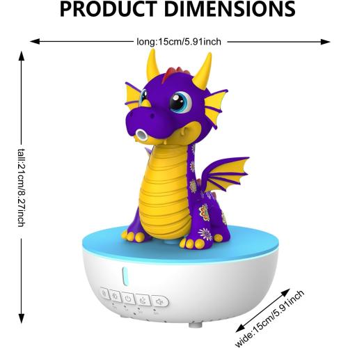 Dragon Ultrasonic Essential Oil Diffuser Humidifier with Remote Control