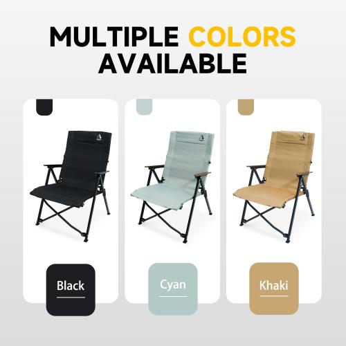 Folding Camping Chair, Portable Outdoor Lawn Chairs for Adults Heavy Duty for Beach, Fishing,Picnic,Concert Sports, Collapsible Camp Chairs