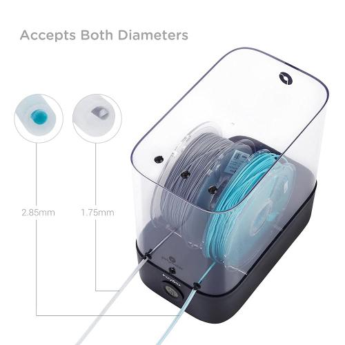 Polymaker Filament Storage Box for 2x1kg Spools or 3kg Spool- PolyBox Edition II 3D Printer Filament Holder 3D Printing Filament Spool Storage Box