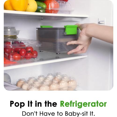 Tofu Press Dishwasher Safe - Easily Removes Water in 10-20 Minutes, Up to 3X More Efficient Tofu Pressing, BPA Free with Drip Tray - Enhanced Tofu Taste, Includes Tofu Cookbook