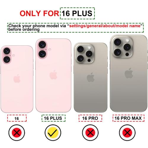 Size iPhone 16 Color Green Compatible for iPhone 16 Plus Case Cute with Card Holder Shockproof Slim Slot Phone Wallet Cover for Women/Green Leaves Botanical Flower Plants Tropical