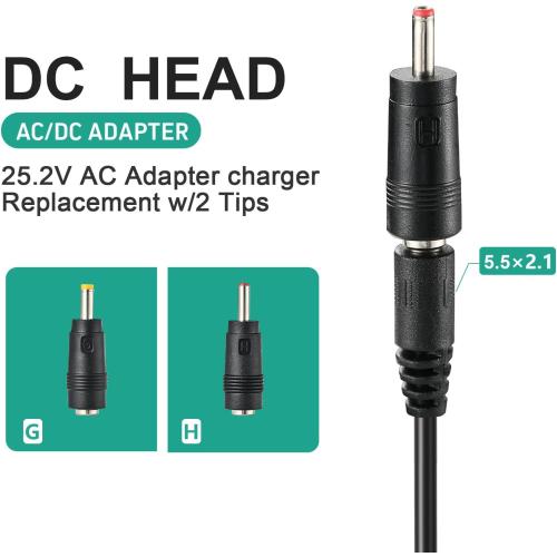 Massage Gun Charger 24V ~ 25.2V 1A Charger for 24V..