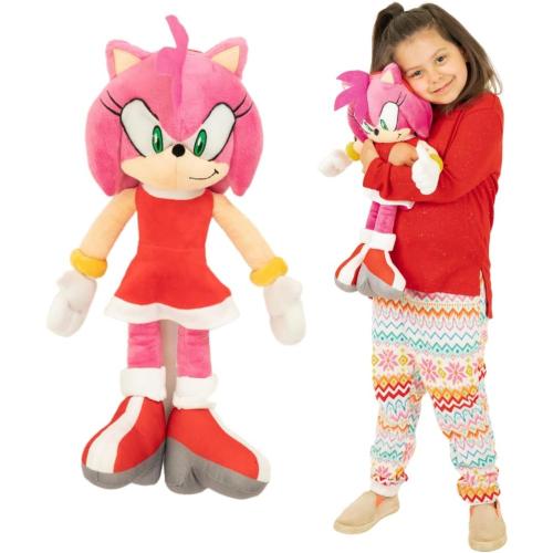 Sonic Amy Rose Girl Anime Kids Bedding Super Soft Plush Cuddle Pillow Buddy, One Size, (Officially Licensed Product) by Franco