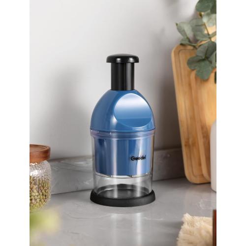 Geedel Food Chopper, Easy to Clean Manual Hand Vegetable Chopper Dicer, Dishwasher Safe Slap Onion Chopper for Veggies Onions Garlic Nuts Salads