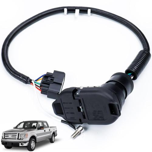 9L3Z-15A416-A Trailer Tow Hitch Wiring Connector Harness Kit Fit for Ford 2009-2014 F-150 FX2, FX4, King Ranch, Lariat, Limited, Platinum HD Edition, Replace 9L3Z15A416A