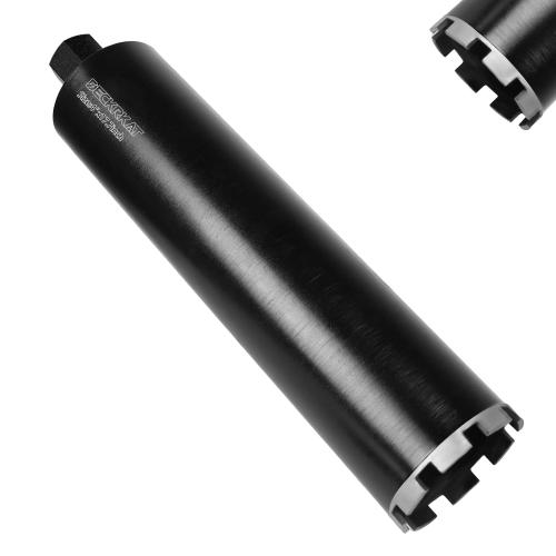 4 Diamond Core Drill Bit with 17-3/4 Total Length, 1-1/4-7 Thread, Laser-Welded Segments for High-Performance Drilling Cured Concrete, Brick, Stone, Masonry Walls and Floors