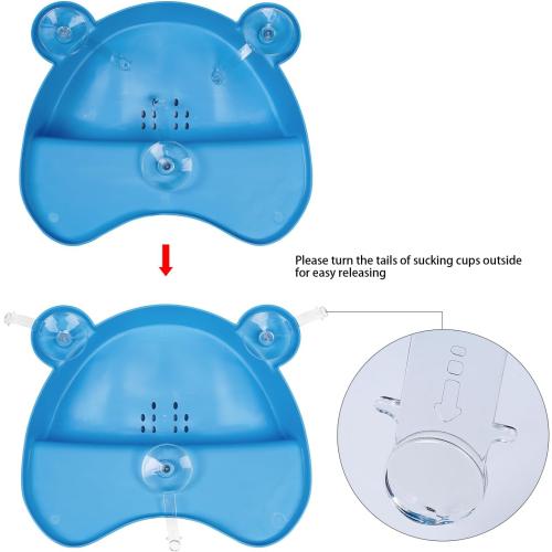 BLUE Large Size Portable Ice Bath Tub for Toddler Teenager Twins Pets and Small Adults, Foldable Ice Bath Tub for Both at Home and On The Go (Blue)