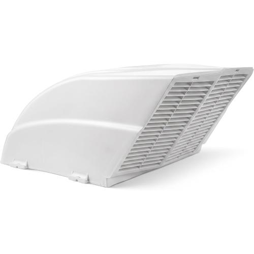 00-955001 RV Roof Vent Cover, Fan/Vent Cover with EZ Clip Hardware, Constant Airflow, Tough, Easy Installation, White