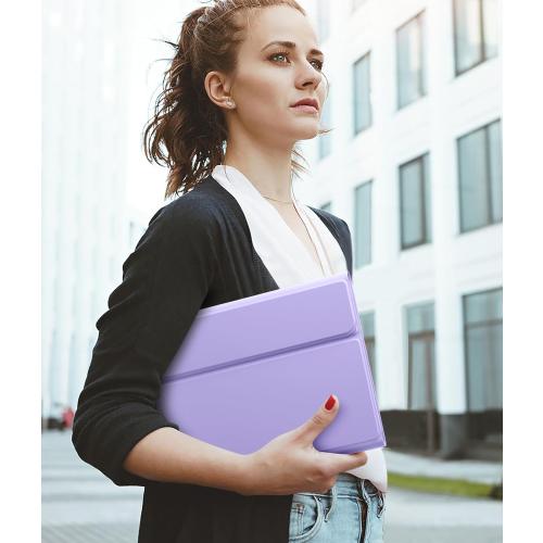 Hamile for iPad 11th 10th Generation Case with Keyboard - 7 Colors Backlit Wireless Detachable Folio Keyboard Cover with Pencil Holder for iPad 11-inch A16 2025 10th Gen 10.9 Inch 2022 (Purple)