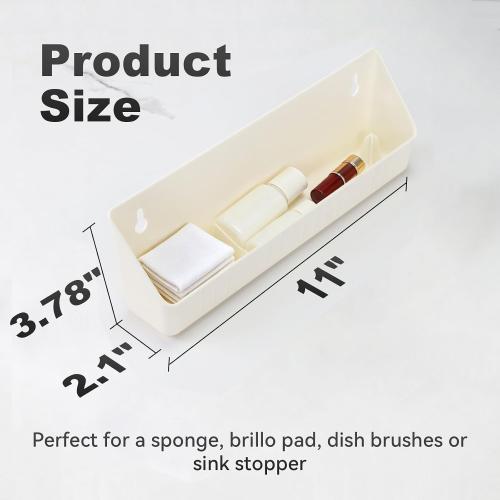 11 Soft Close Tip Out Tray for Sink, Tip-Out Trays, Sturdy and Durable, Easy to Install & Includes Detailed Instructions, Great for Maximizing Kitchen and Bathroom Storage, 2 Pack