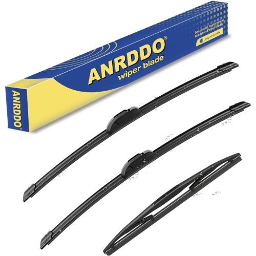 3 Wipers Factory Replacement For 2014 2015 2016 2017 2018 2019 2020 Acura MDX Original Equipment Windshield Wiper Blades Set 26 20 14 (Set of 3)