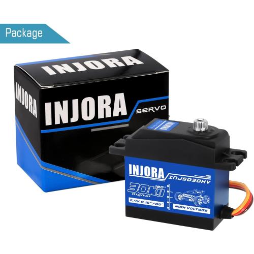 INJORA 30KG Digital Servo High Voltage Waterproof Servo for 1/10 RC Car ARRMA KRATON Upgrade