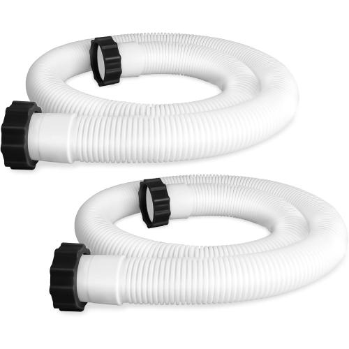2 Pcs Pool Hoses for Above Ground Pools 1 1/2 Inch Diameter 59 Long Pool Pump Hose Replacement Filter Pump Hose Accessories