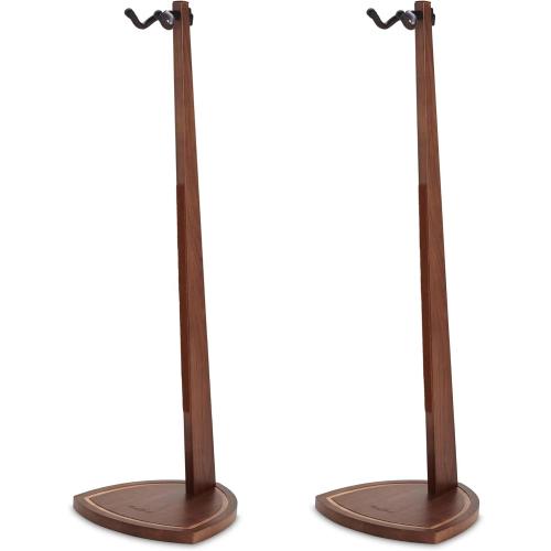 Double Guitar Stand, 2 Pack Guitar Stand for Acoustic Guitar, Dual Guitar Stand for 2 Guitars, Wooden Guitar Stand Floor for Electric Guitar, Wood Guitar Stand for Men, Guitar Accessories