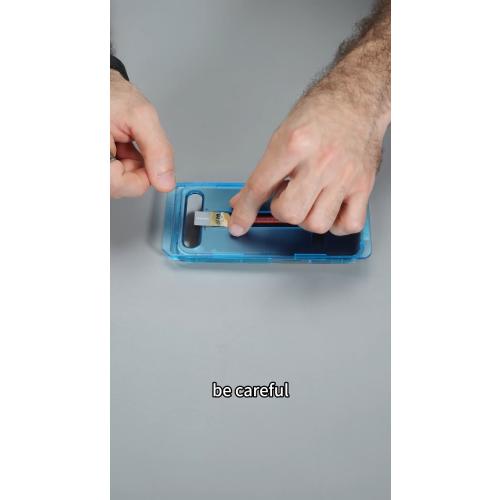 MAGIC JOHN Easy Installation for iPhone 15 Screen Protector, Tempered Glass