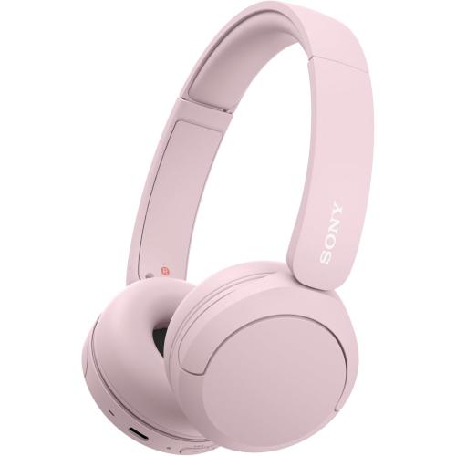 Sony WH-CH520 Wireless Headphones Bluetooth On-Ear Headset with Microphone and up to 50 Hours Battery Life with Quick Charging, Pink