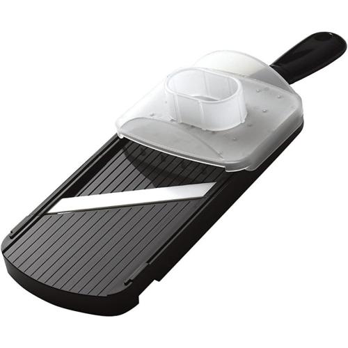 Kyocera Advanced Ceramic Adjustable Mandoline Vegetable Slicer with Handguard-Black