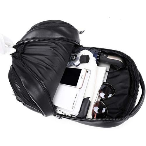 Berchirly 3D Pu Leather Skull Backpacks Men Large Capacity Laptop Bagpack Designer Casual Bookbag Travel outdoor Bags