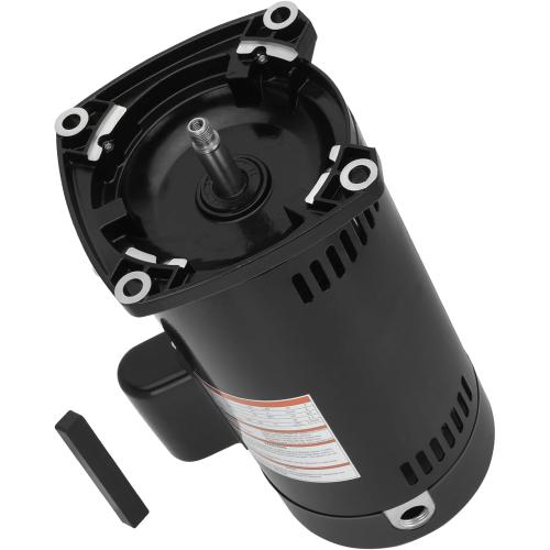BLACK USQ1202 Pool Pump Motor, 2HP Square Flange Motor, 3450 RPM, 48Y Frame, Fit for A.O. Smith/Century Pool and Spa Pump Motor