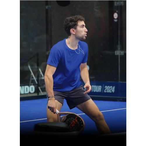 Size L Men’s Short Sleeve Quick Dry Moisture Wicking Active Crew Neck T Shirt - Athletic Running Gym Workout Tee Tops