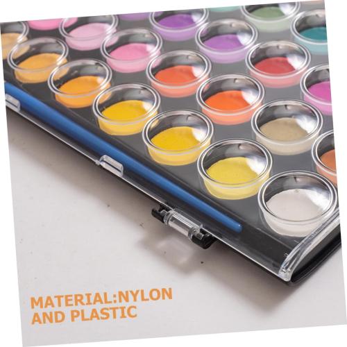 COHEALI Color Portable Watercolor Set Multi-function Gouache Paint Kit for Travel Art and Outdoor Sketching for Beginners and Professionals