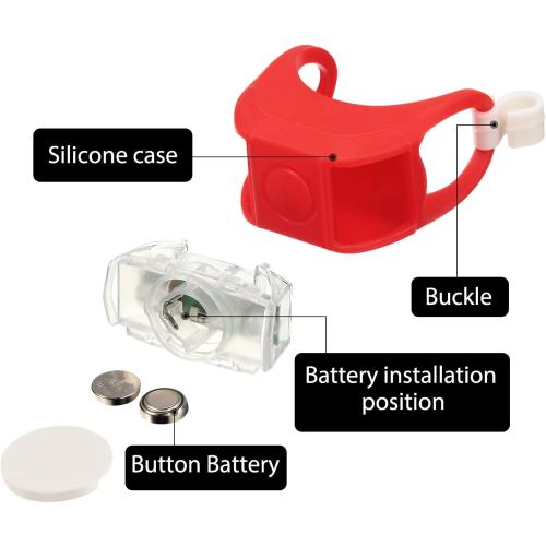 12 Pcs Navigation Lights Kayak Lights for Night LED Boating Lights with 3 Modes Safety Boat Lights and Stern Battery Operated for Boat Pontoon Yacht, Red, Green, White