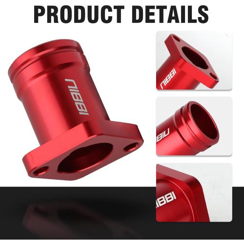 NIBBI Coleman Intake Manifold,Fit for Coleman b200 ct200u bt200x Predator 212 Engine Performance Parts Go Kart Mini Bike (Red)