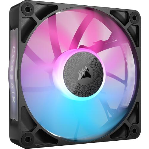 CORSAIR iCUE Link RX120 RGB 120mm PWM Fan - Magnetic Dome Bearing - Single Fan - Black