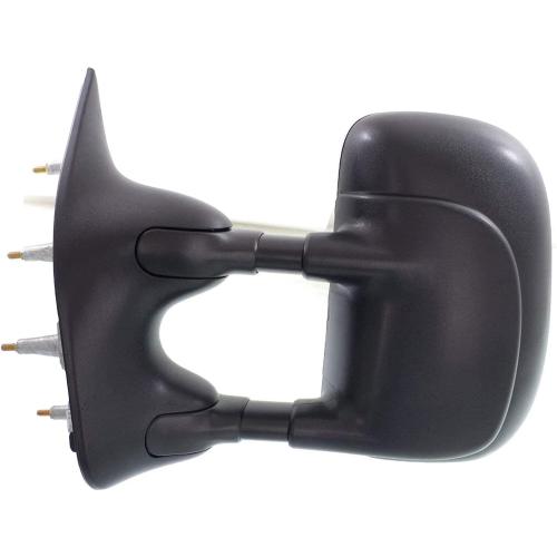 2pcs PartsFlow Manual Tow Telescopic Side Mirrors For 2002-2016 Ford E-350 Super Duty/E-150/E-250/Econoline Van/Econoline/E-150 Club Wagon/E-350 Club Wagon