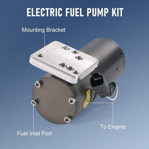 Electric Diesel Fuel Lift Pump Kit Compatible with Dodge Ram 2500 3500 1998 1999 2000 2001 2002 L6 5.9L Diesel Replace# DRP02