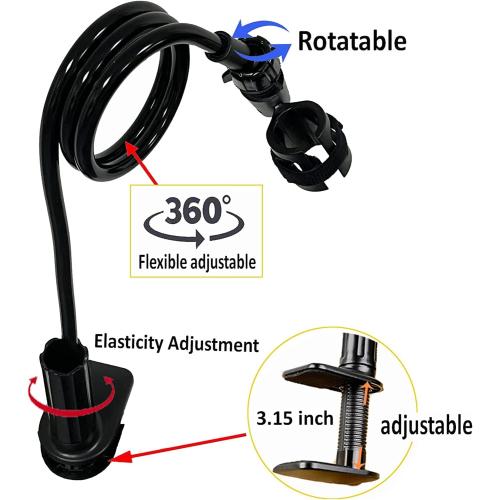 Universal Flexible Iron Cord Minder, Steam Iron Cord Holder for the ironing board helps keep the irons cord out of the way when in use - fits all standard ironing boards - No Irons , No Iron board