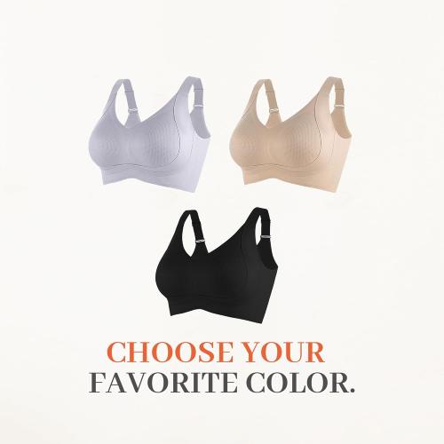 Plus Size XL Push Up Supportive Wireless Bras Comfort Soft No Underwire Seamless Full Coverage Comfort Bra for Women
