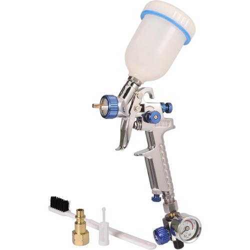 Dynastus Touch Up 5 oz HVLP Air Spray Gun Auto Car Detail Paint Sprayer Spot Repair, with Regulator