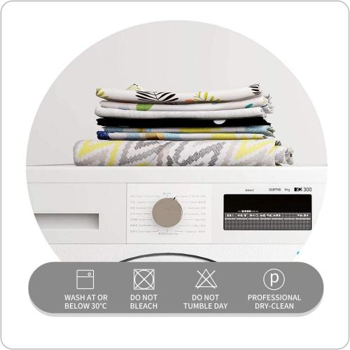 Deisy Dee Stretch XL/Oversized Soft Spandex Extra Large Dining Room Chair Covers for Kitchen Dining，Removable Washable Chair Protectors Slipcovers (Baby Blue, 2)