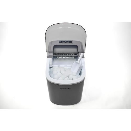 Frigidaire EFIC118-SILVER-KL Ice Maker Machine, Compact Countertop, Silver