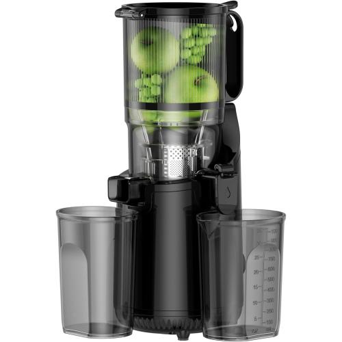 Cold Press Juicer, Amumu Slow Masticating Machines with 5.4 Extra Large Feed Chute Fit Whole Fruits & Vegetables Easy Clean Self Feeding Effortless for Batch Juicing, High Juice Yield, BPA Free 250W