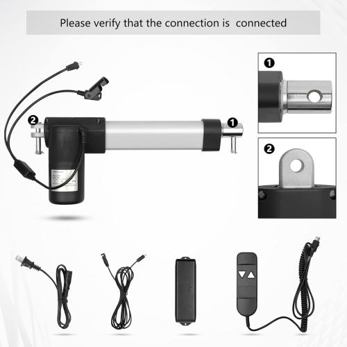 Feikeer 1.28.000.131.30 Electric Recliner Actuator Replacement Kit, Lift Chairs Motor Actuator, DC24V for Lift Chair Linear Actuator Motor, Electric Recliner Motor