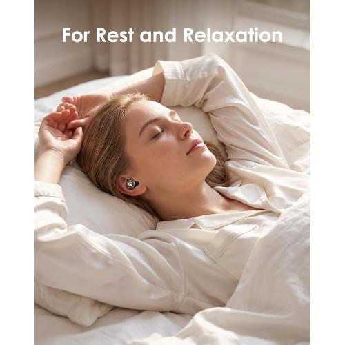 Reusable Ear Plugs for Sleeping, Travel & Work, Up to 33dB Noise Reducing Silicone Ear Plugs with 4 Sizes, Secure Fit, Portable Snap-Closure Case for Flights, Study, Commute Reading