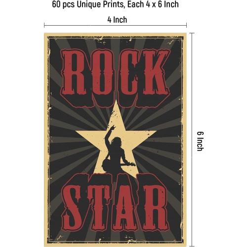 JZHLLOY Punk Hip Hop/Rap Wall Collage Kit | Rock and Roll Posters for Room Aesthetic | Unique Retro Album Covers Aesthetic Poster | Rapper Posters