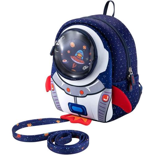 JiePai Rocket Toddler Kids Backpack with Harness Leash for Boys Girls Age 1-3