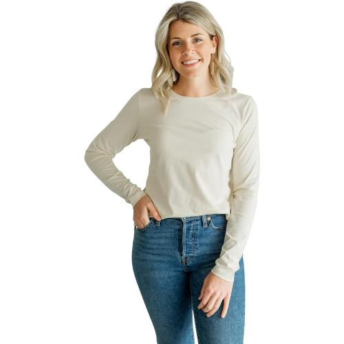 Sablier ....cream-colored long-sleeved padding size L