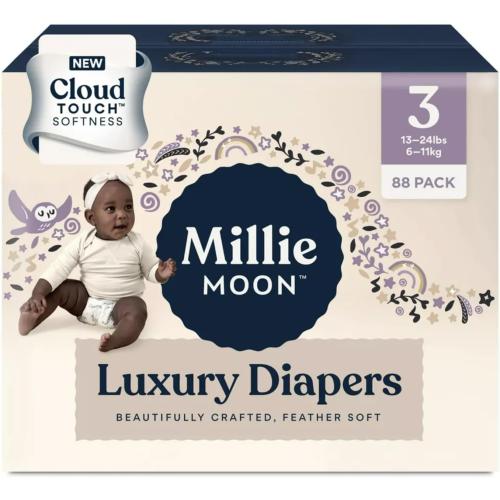 Diapers Sizes 1-6 Luxury Diapers COUCHES DE Luxe (Choose Size) (Size 3-88 Diapers (13lbs-24lbs))