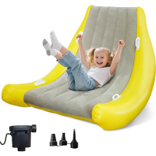 Wdmiya Sensory Chair for Kids, Sensory Room Kids Rocking Chair, Air Cloud Inflatable Sensory Chair, Crash Pads for Children Sensory, Indoor/Outdoor Gifts for Toddler