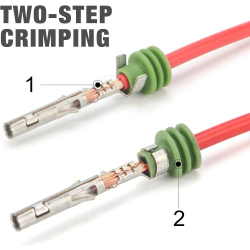 iCrimp Weather Pack Crimper Tools for Delphi APTIV Packard Weather Pack Terminals Metri-Pack Connectors for Sealed Terminals