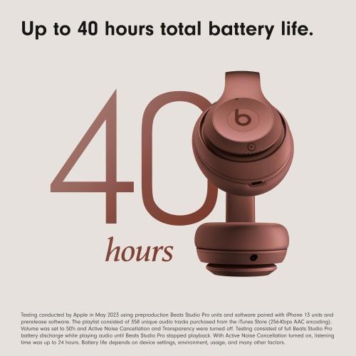 Earth Beats Studio Pro x Kim Kardashian – Bluetooth Noise Cancelling Headphones, Personalized Spatial Audio, USB-C Lossless Audio, Apple & Android Compatibility, Up to 40 Hours Battery Life - Earth