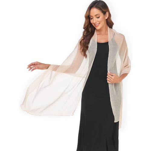SURVODJA Women Shawls and Wraps for Evening Dress Lightweight Scarf Wedding Guest Shawl Wrap Bridesmaid Scarves