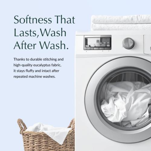 Buffy Cloud Cooling Comforter Queen/Full- White Comforter Queen for Hot Sleepers, Machine Washable Lightweight Fluffy All-Season Temperature-Regulating Eucalyptus Lyocell Duvet Insert