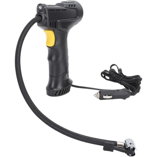 Tire Inflator Portable Air Compressor, 360 Degree Rotatable Inflation Pump LED Car Tire Pump 11.1V