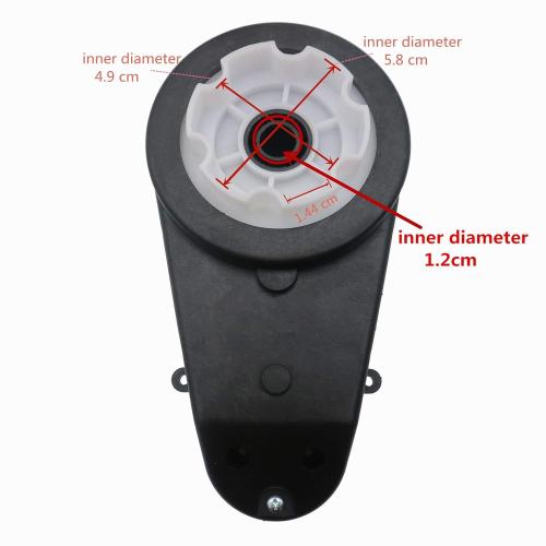 weelye 2Pcs 12V 40000RPM High Speed RS550 Drive Motor Gearbox,Replacement for Children ´s Riding Jeep SUV Car Electric Vehicles,Aperture 1.2cm